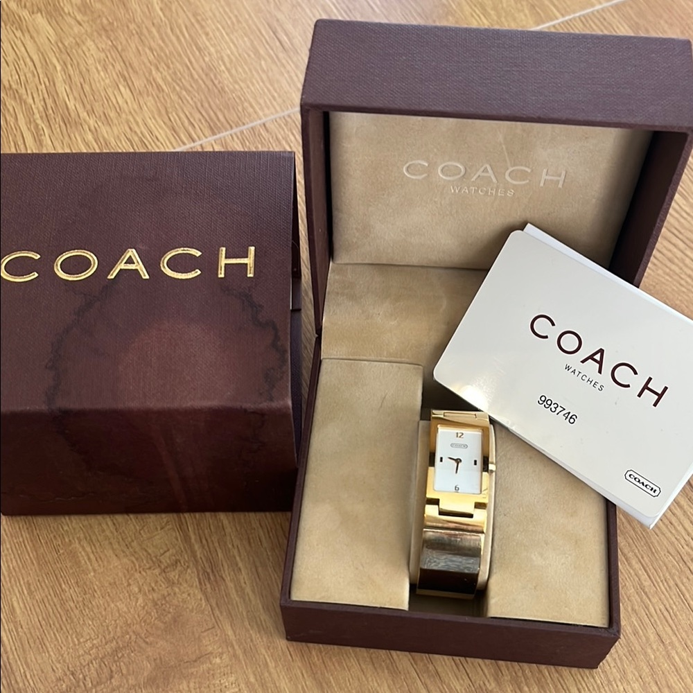 Coach Gold and Silver Men's Watch